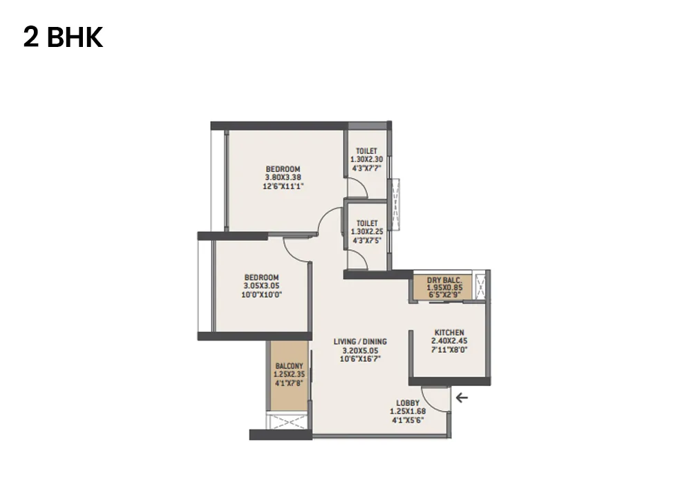 2 BHK