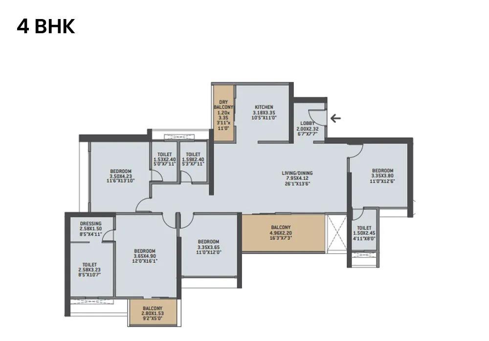 4 BHK